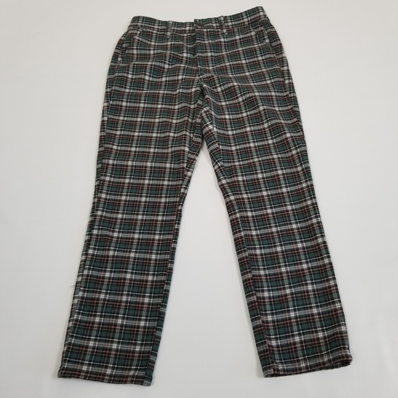 American Eagle Outfitters Pants - American Eagle Super Hi Rise Skinny Plaid Trousers Pants Size 8